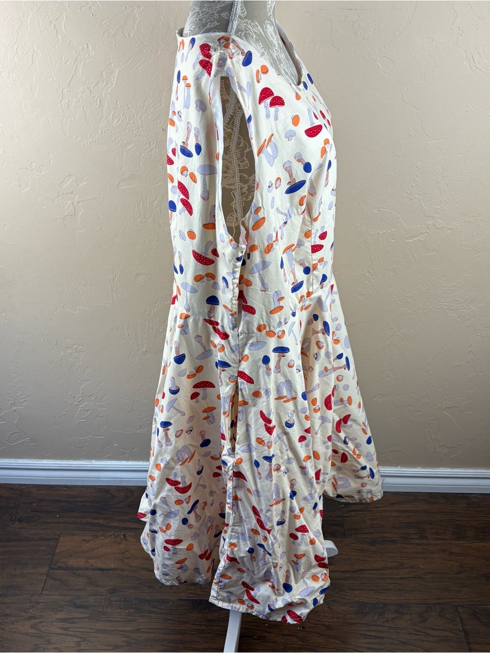 Magnolia Park Sleeveless Fit and Flare Dress Mushrooms Cream Womens size 5XL - Picture 9 of 12